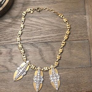 JCrew Gold and “Diamond” Necklace